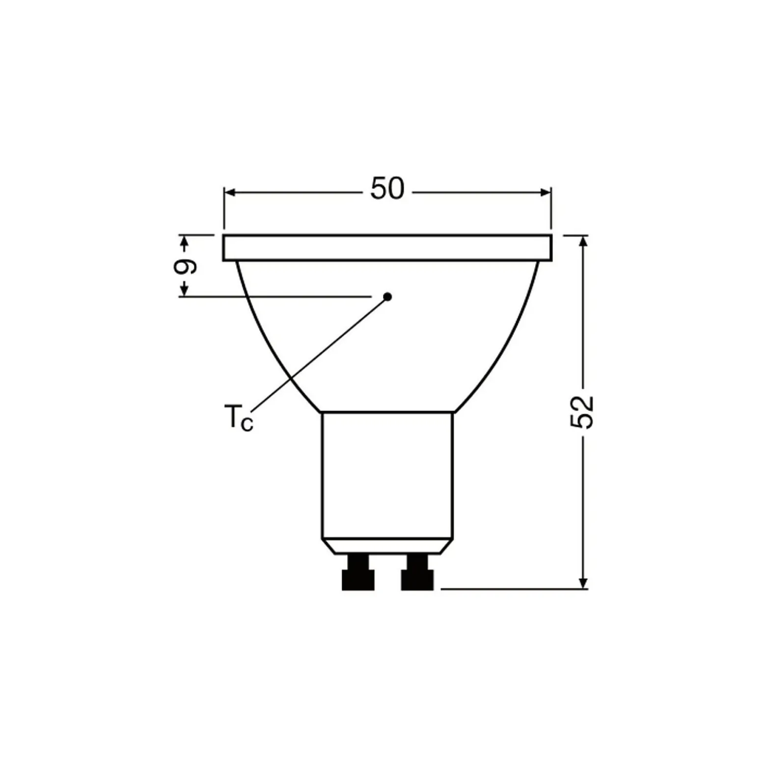 Ledvance LED Spot GU10 PAR16 2.4W 230lm 36D - 930 Varm Vit | Bästa Färgåtergivning - Dimbar - Ersättare 35W