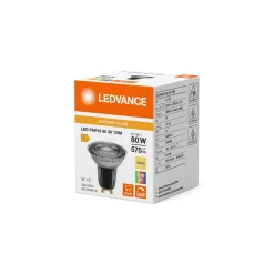 Ledvance LED Spot GU10 PAR16 6.1W 575lm 36D - 930 Varm Vit | Bästa Färgåtergivning - Dimbar - Ersättare 80W