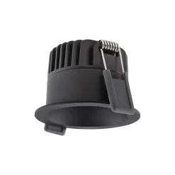 Ledvance LED Spot Mörklight Aluminium Svart 8W 640lm 36D - 927 Extra Varm Vit | Utskärning 68mm - IP44 - Bästa färgåtergivning - Dimbar
