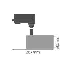 Ledvance LED Spårbelysning D85 Vit 35W 2800lm 24D - 940 Kallvit | Bästa Färgåtergivning