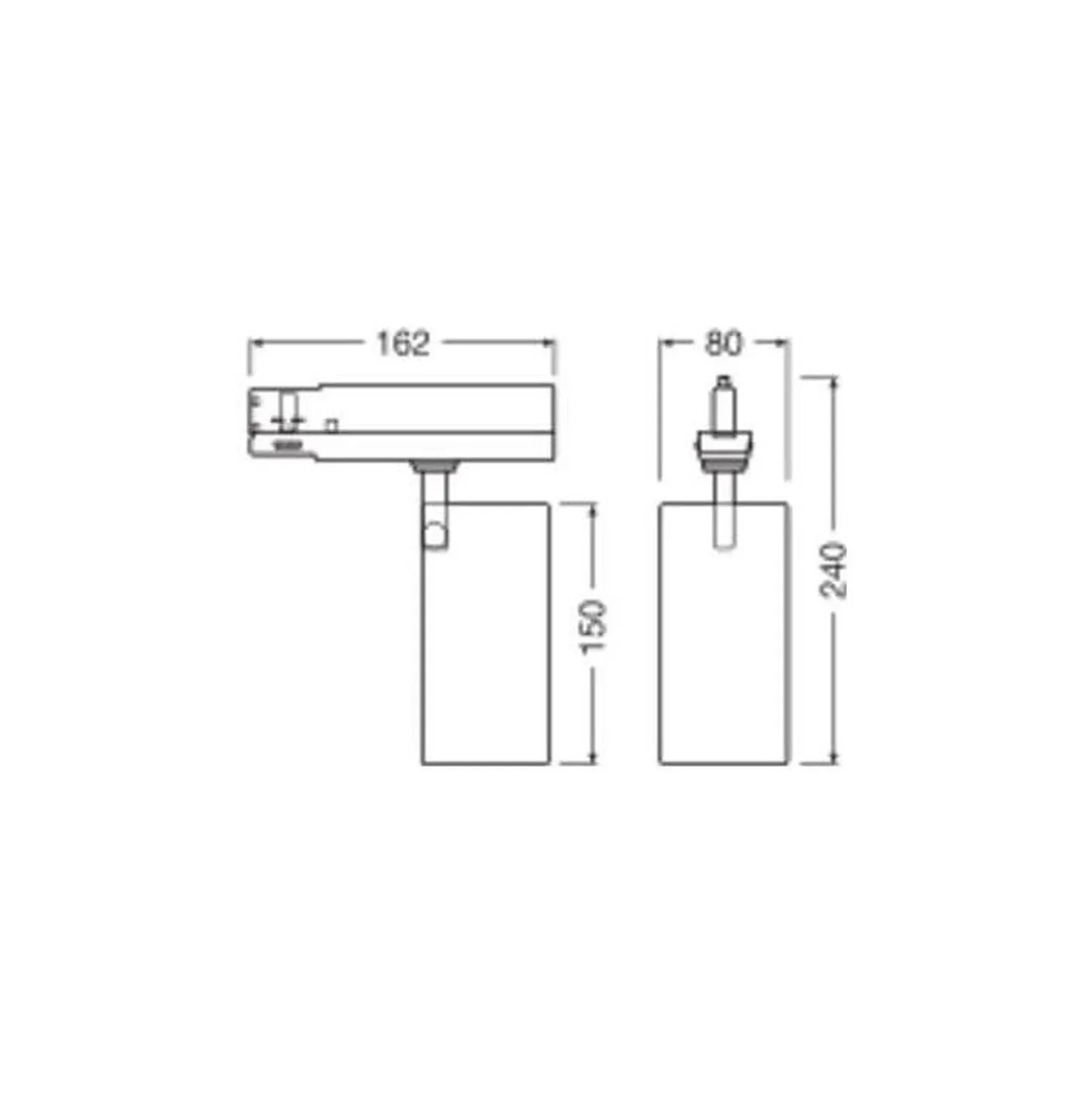 Ledvance LED Spårbelysning 3-Fas Vit 30W 3600lm - 930 Varm Vit | Bästa Färgåtergivning