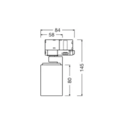 Ledvance LED Spårbelysning 3-Fas Aluminium Svart |GU10