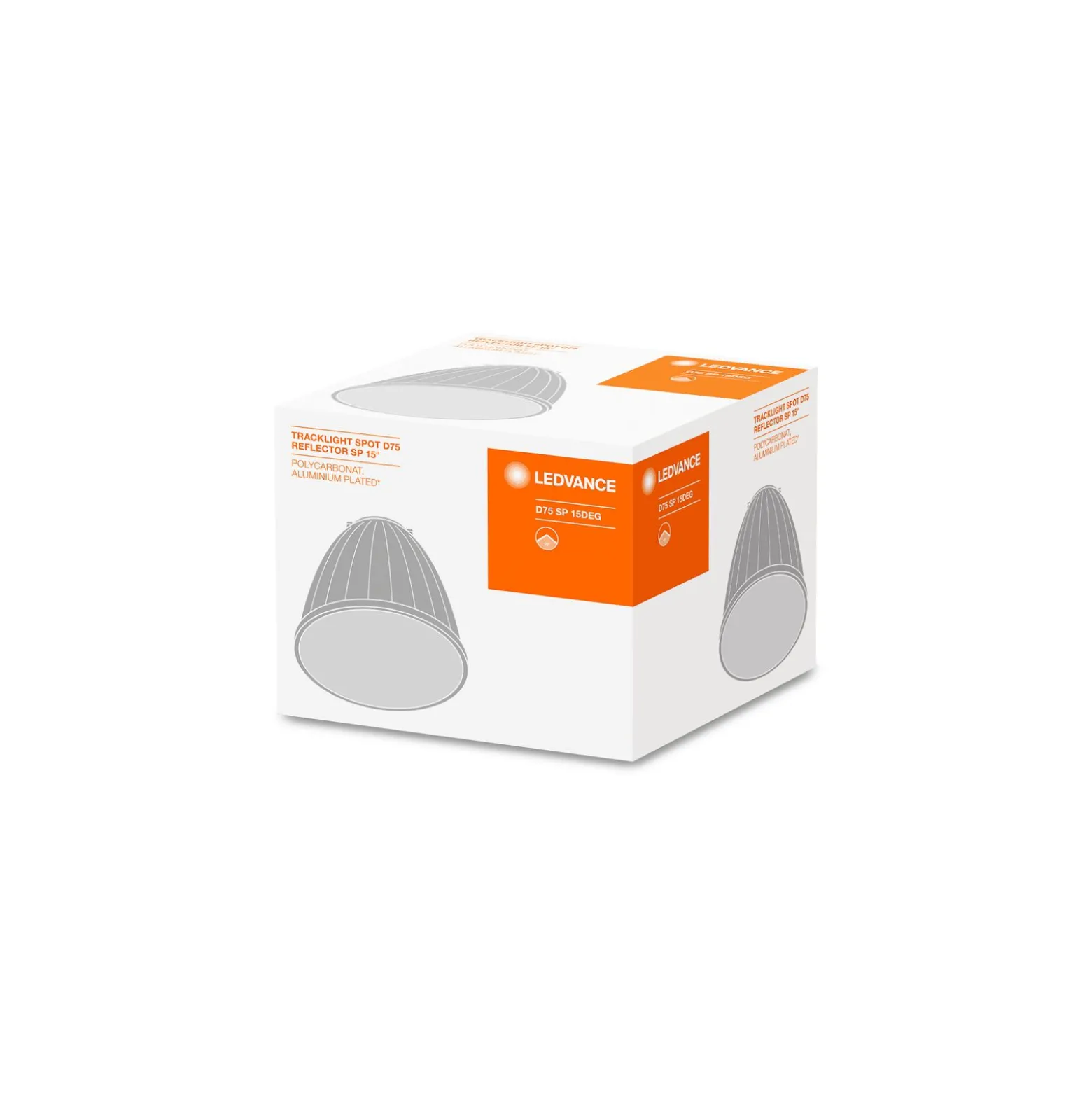 Ledvance LED Spårbelysning Spot Reflektor 75D Silver Spot