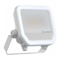 Ledvance LED Strålkastare Aluminium Vit 17W 2400lm 100D - 865 Dagsljus | IP66 - Symmetrisk