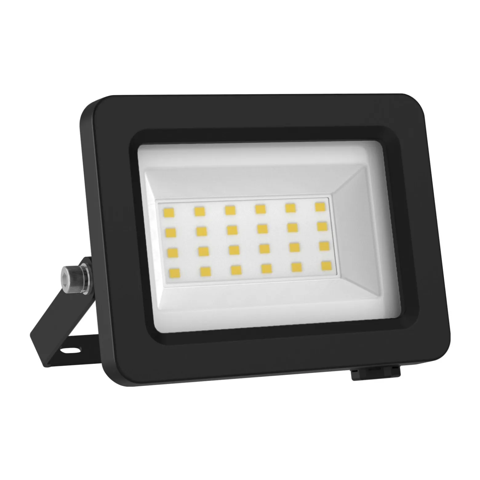 Ledvance LED Strålkastare Aluminium Svart 5W 870lm 95D - 840 Kallvit | IP65 - Symmetrisk