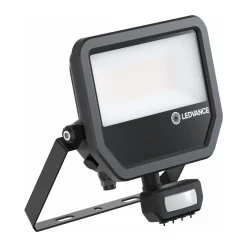 Ledvance LED Strålkastare Aluminium Svart 41W 6000lm 100D - 840 Kallvit | IP65 - Rörelse- Och Ljussensor - Symmetrisk