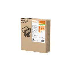 Ledvance LED Strålkastare Aluminium Svart 41W 6000lm 100D - 840 Kallvit | IP65 - Rörelse- Och Ljussensor - Symmetrisk