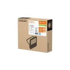 Ledvance LED Strålkastare Aluminium Svart 69W 10000lm 100D - 865 Dagsljus | IP66 - Symmetrisk