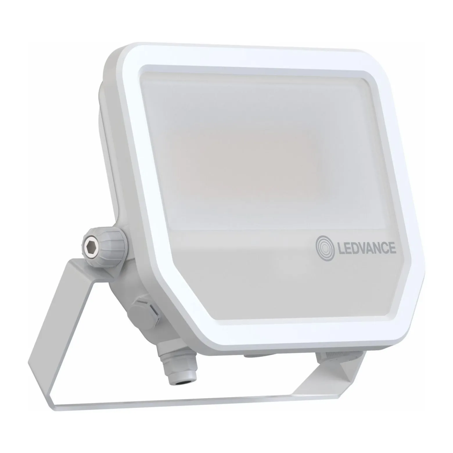 Ledvance LED Strålkastare Aluminium Vit 41//27W 6000lm 100D - 865 Dagsljus | IP66 - Symmetrisk