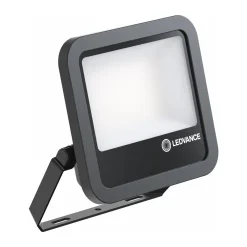 Ledvance LED Strålkastare Aluminium Svart 69W 9150lm 100D - 830 Varm Vit | IP66 - Symmetrisk