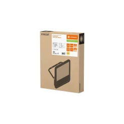 Ledvance LED Strålkastare Aluminium Svart 133W 18600lm 100D - 830 Varm Vit | IP66 - Symmetrisk