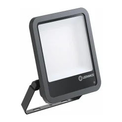 Ledvance LED Strålkastare Aluminium Svart 100W 15000lm 100D - 840 Kallvit | IP66 - Ljussensor - Symmetrisk