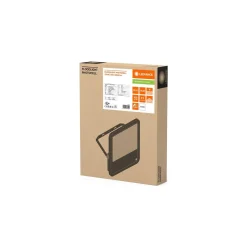 Ledvance LED Strålkastare Aluminium Svart 133W 20000lm 100D - 840 Kallvit | IP66 - Ljussensor - Symmetrisk