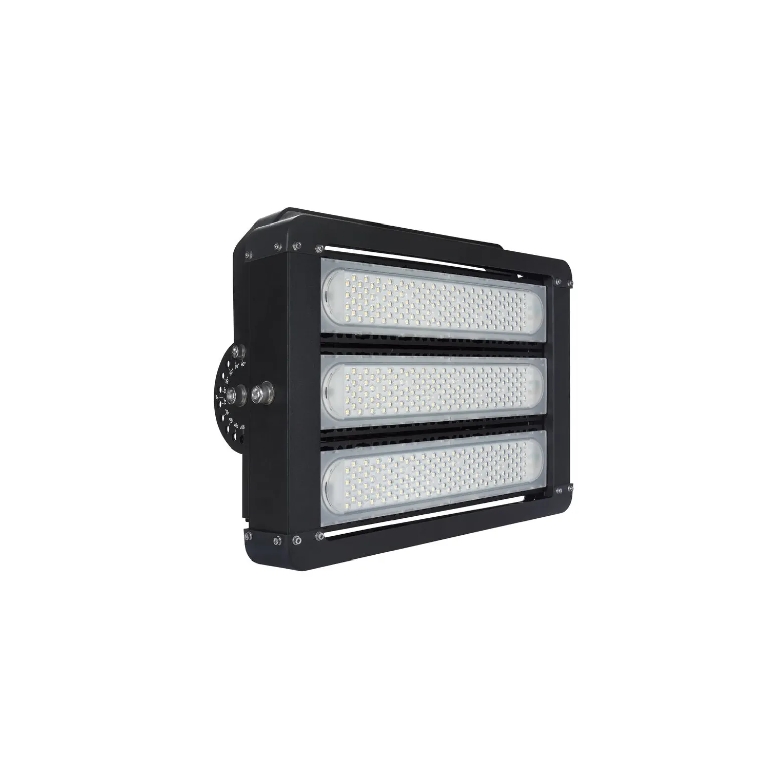 Ledvance LED Strålkastare Eco High Power Svart 300W 40500lm 90D - 840 Kallvit | IP65 - Symmetrisk