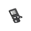 Ledvance LED Strålkastare Endura Svart 10W 800lm 100D - 830 Varm Vit | IP44 - Rörelse- och ljussensor - Symmetrisk