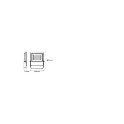 Ledvance LED Strålkastare Endura Svart 150W 13200lm 100D - 840 Kallvit | IP65 - Symmetrisk