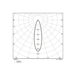 Ledvance LED Strålkastare Flex Vit 130W 19900lm 30D - 830 Varm Vit | IP66 - Dali Dimbar - Symmetrisk