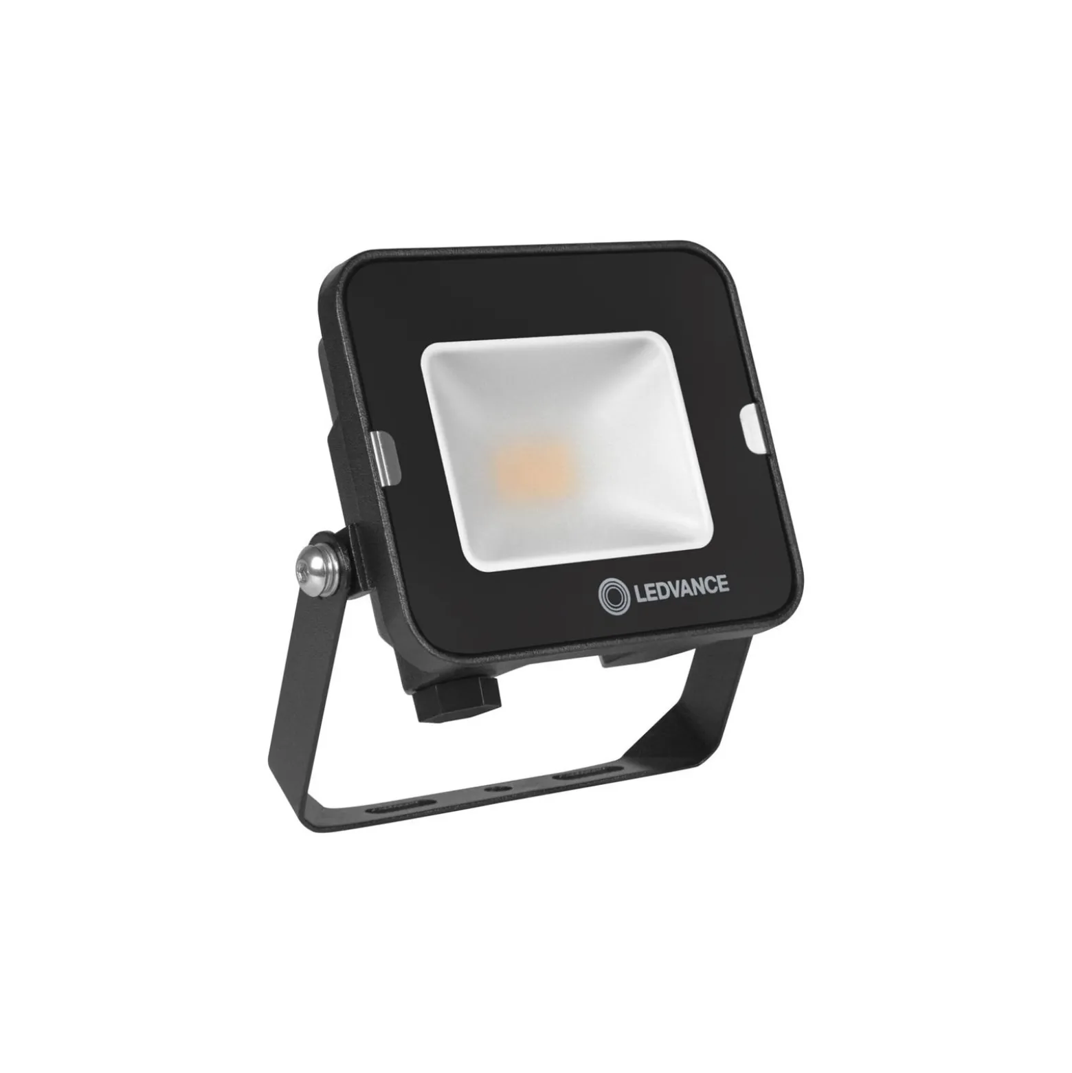 Ledvance LED Strålkastare Kompakt Svart 10W 900lm 100D - 830 Varm Vit | IP65 - Symmetrisk