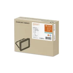 Ledvance LED Strålkastare Kompakt Vit 50W 5000lm 100D - 865 Dagsljus | IP65 - Symmetrisk