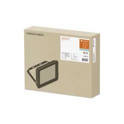 Ledvance LED Strålkastare Kompakt Svart 90W 9000lm 100D - 865 Dagsljus | IP65 - Symmetrisk
