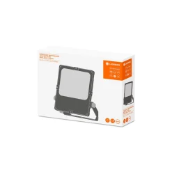 Ledvance LED Strålkastare Performance Svart 50W 6300lm 55x110D - 840 Kallvit | IP66 - Asymmetrisk