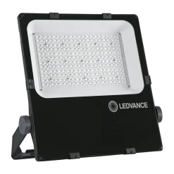 Ledvance LED Strålkastare Performance Svart 200W 26400lm 55x110D - 840 Kallvit | IP66 - Asymmetrisk