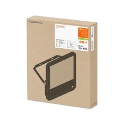 Ledvance LED Strålkastare Photocell GEN 3 Svart 200W 25000lm 100D - 840 Kallvit | IP65 - Ljussensor - Symmetrisk
