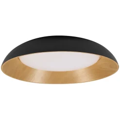 Ledvance LED Taklampa Orbis Alva Svart och Trä 36W 1600lm - 830 Varm Vit | Touchdimmerbar
