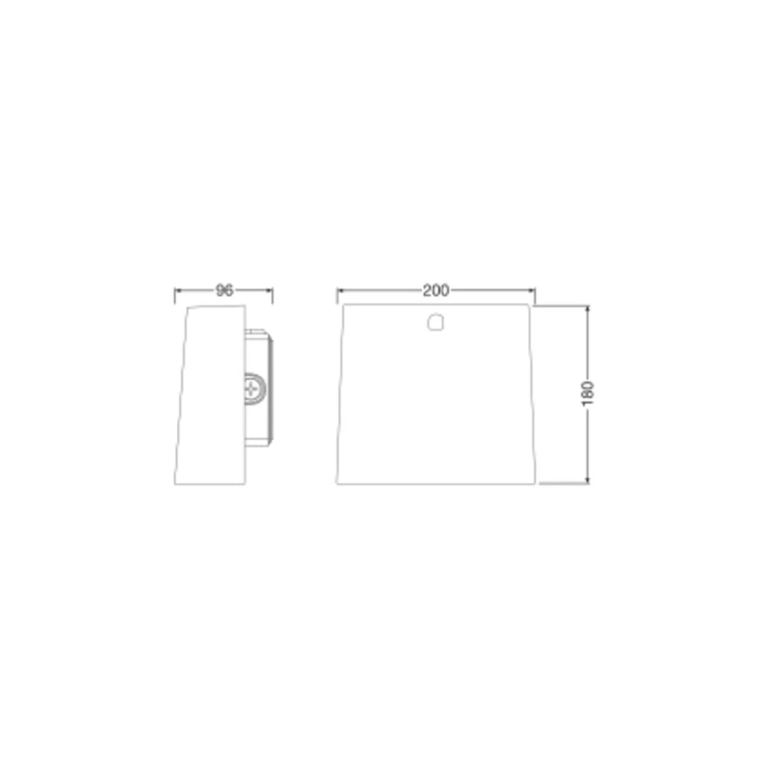 Ledvance LED Urban Väggpack Aluminium Grå 20W 2300lm - 830-840 CCT