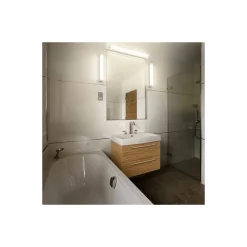 Ledvance LED Vägglampa Badrumsbelysning Orbis Rör Frost Vit 9W 900lm - 830-840 CCT | IP44 - Touchdimmerbar