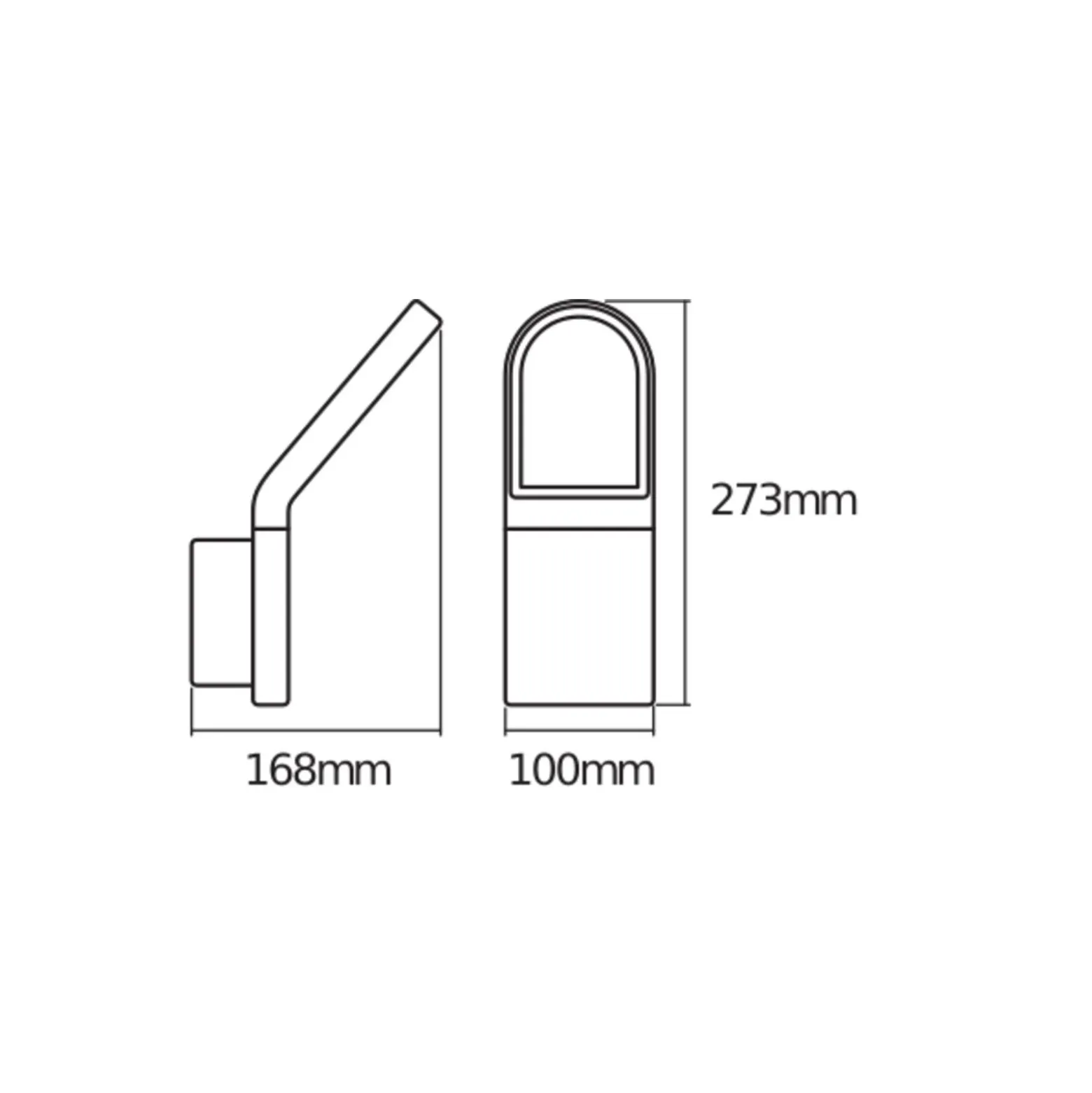 Ledvance LED Vägglampa Endura Stil Vägg Mörk Grå 12W - 830