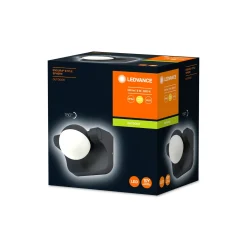 Ledvance LED Vägglampa Endura Stil Sfärisk Mörk Grå 8W - 830