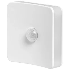 Ledvance LED Vägglampa Lunetta Fyrkant Vit 0.3W | RGB - Rörelsesensor