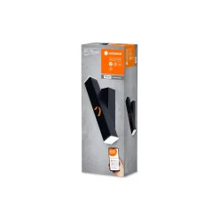 Ledvance LED Vägglampa Orbis Svart 12W 1200lm - 830-865 Justerbar Vit | Dimbar