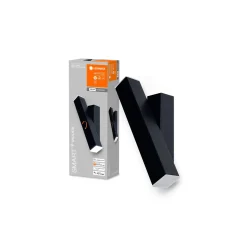 Ledvance LED Vägglampa Orbis Svart 12W 1200lm - 830-865 Justerbar Vit | Dimbar