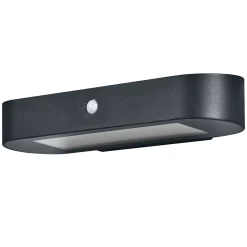 Ledvance LED Vägglampa Utomhus Endura Stil Svart 6W 540lm - 840 Kallvit | IP44 - Rörelse- och Ljussensor