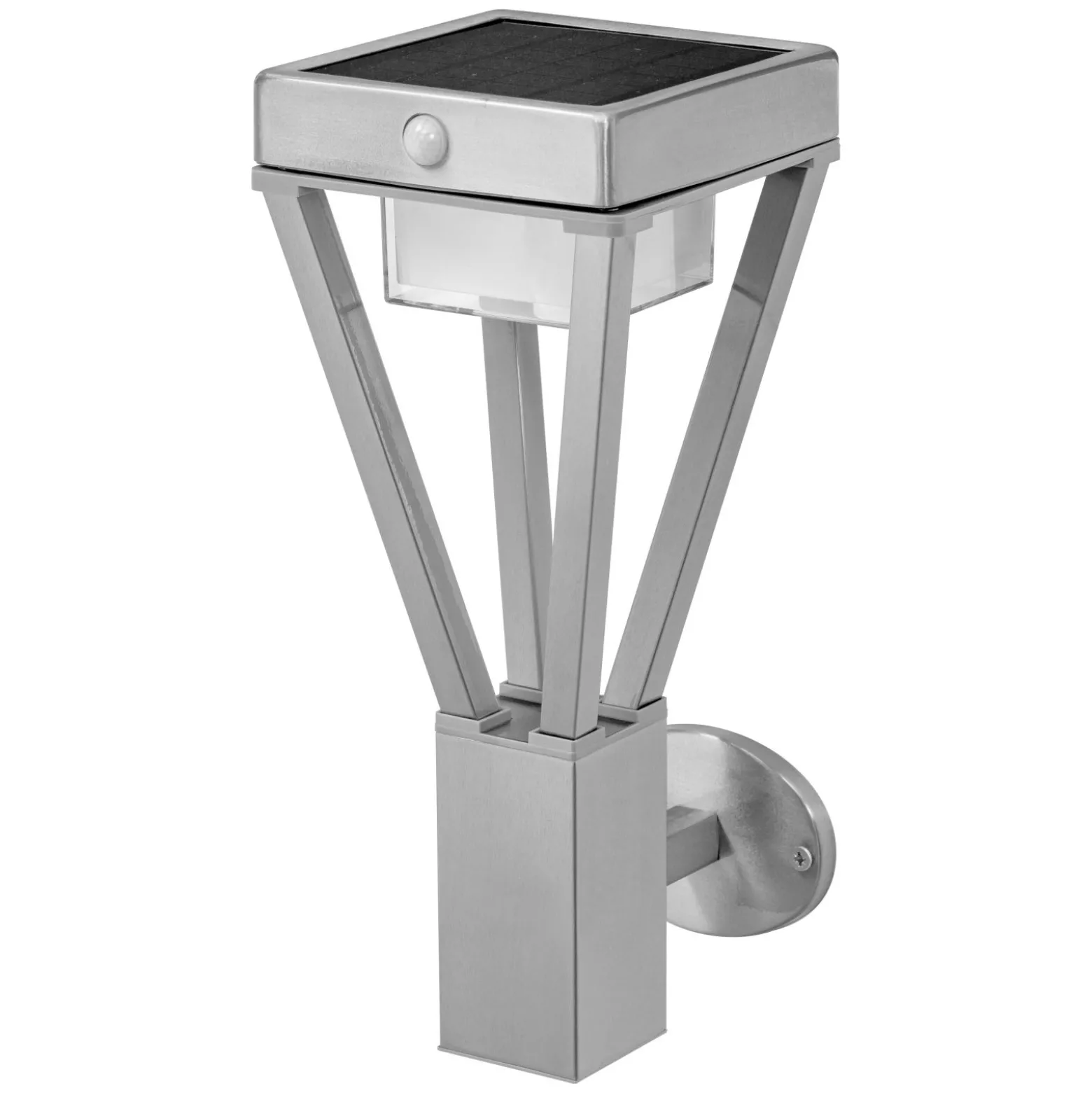 Ledvance LED Vägglampa Utomhus Endura Stil Rostfritt Stål 6W 550lm - 830 Varm Vit | IP44 - Rörelse- och Ljussensor