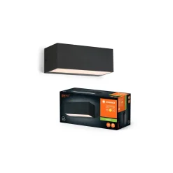 Ledvance LED Vägglampa Utomhus Endura Stil Grå 12W 700lm - 830 Varm Vit | IP65