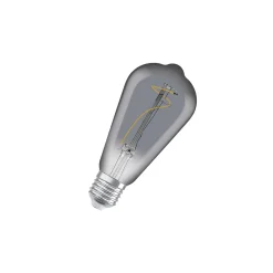 Ledvance LED Vintage 1906 E27 Edison Filament Smokey 3.4W 100lm - 818 Extra Varm Vit
