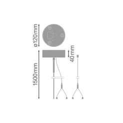 Ledvance Linear IndiviLED Upphängningssats Vit