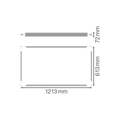 Ledvance Panel Value 1200x600 Avtagbar Surface Mounted Kit