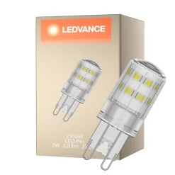 Ledvance Performance LED Capsule Klar G9 3W 320lm - 827 Extra Varm Vit | Dimbar - Ersättare 30W