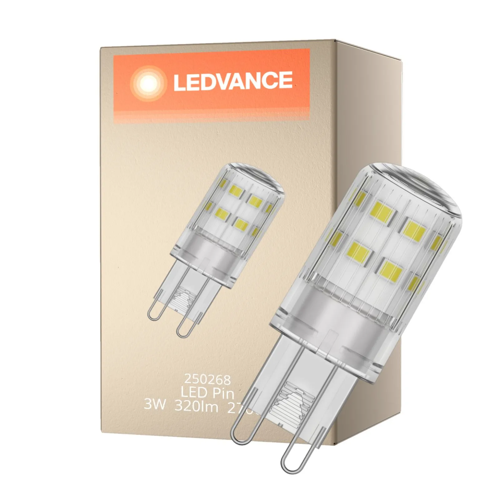 Ledvance Performance LED Capsule Klar G9 3W 320lm - 827 Extra Varm Vit | Dimbar - Ersättare 30W