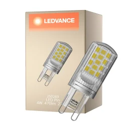 Ledvance Performance LED Capsule Klar G9 4W 470lm - 827 Extra Varm Vit | Dimbar - Ersättare 40W