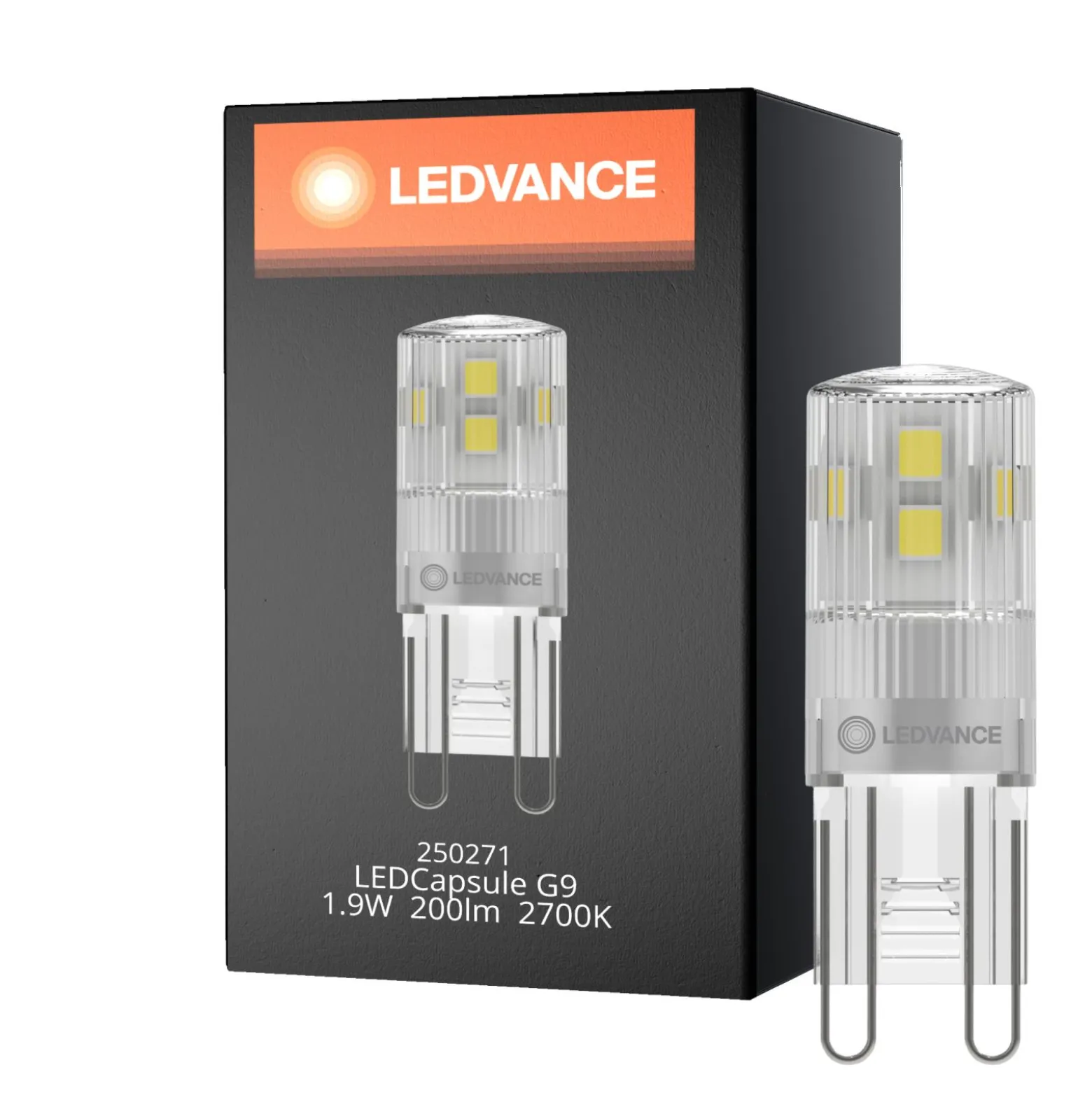 Ledvance Performance LED Capsule Klar G9 1.9W 200lm - 827 Extra Varm Vit | Ersättare 20W