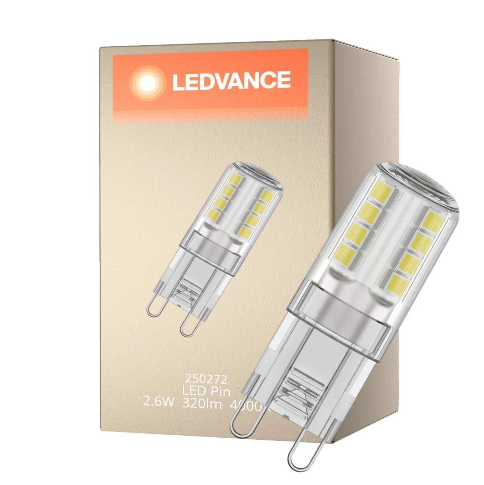 Ledvance Performance LED Capsule Klar G9 2.6W 320lm - 840 Kallvit | Ersättare 30W