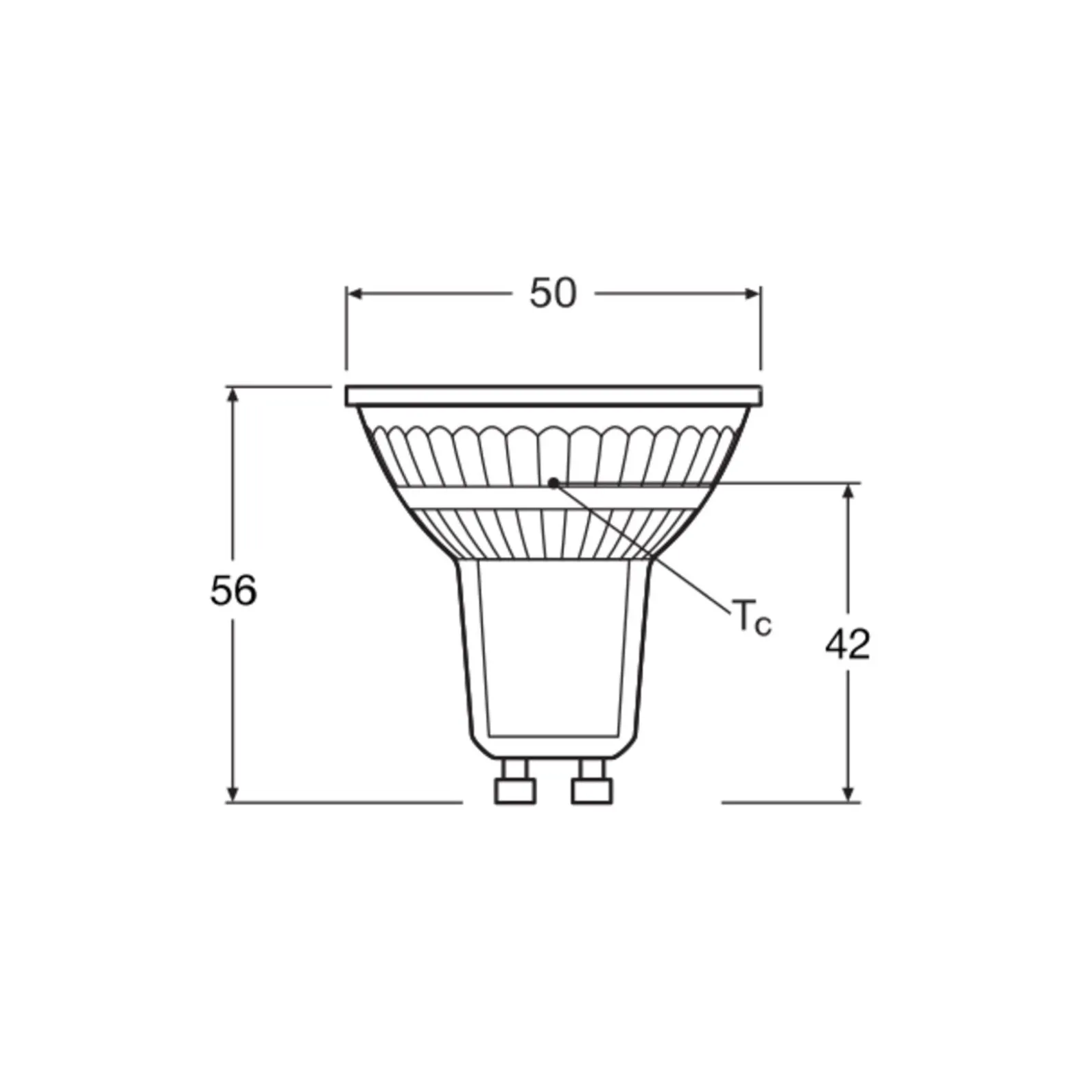Ledvance Performance LED Spot Reflektor GU10 PAR16 4.3W 350lm 120D - 827 Extra Varm Vit | Ersättare 32W