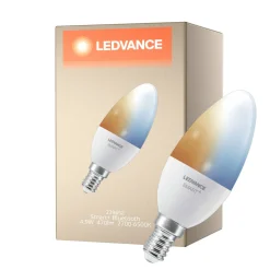 Ledvance Smart+ BT E14 Kronljus 5W 470lm - 827-865 Justerbar Vit | Dimbar - Ersättare 40W