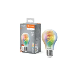 Ledvance Smart+ Matter E27 A60 4.8W 470lm - 827-865 Justerbar Vit | RGBW - Dimbar - Ersättare 40W