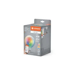 Ledvance Smart+ Matter E27 G125 4.8W 470lm - 827-865 Justerbar Vit | RGBW - Dimbar - Ersättare 40W